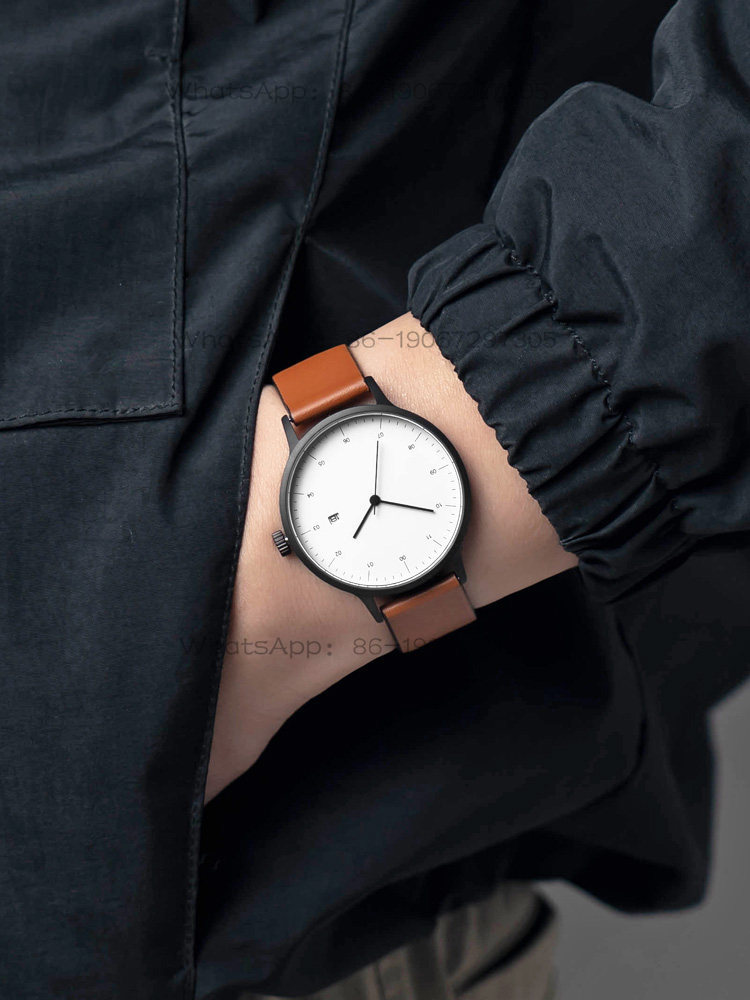 Leather Bracelet - BIJOUONE B30 desain minimalis sederhana jam