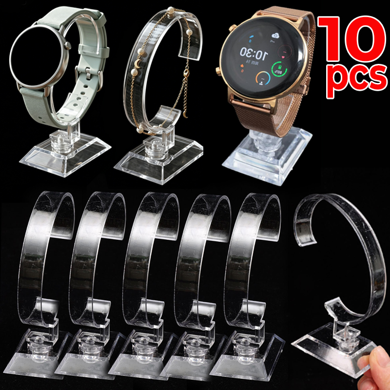 Jewels On Watches - Stands Display Jam Tangan Transparan C-Circle