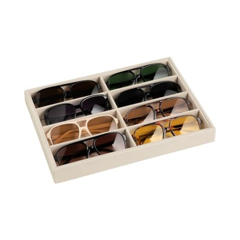 Jewelry Eyewear Watches & Accessories - Baki Penyimpanan Kacamata Hitam 8 Sekat,