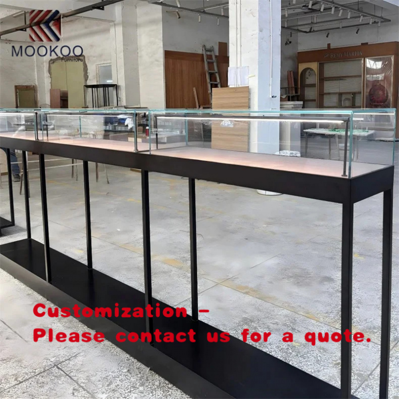 Jewelry Stores With Watches - Display Kaca Kustom yang Dapat Disesuaikan