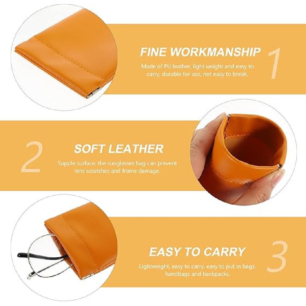 Jewelry Eyewear Watches & Accessories - 3 Paket Kantong Penyimpanan Kulit PU,