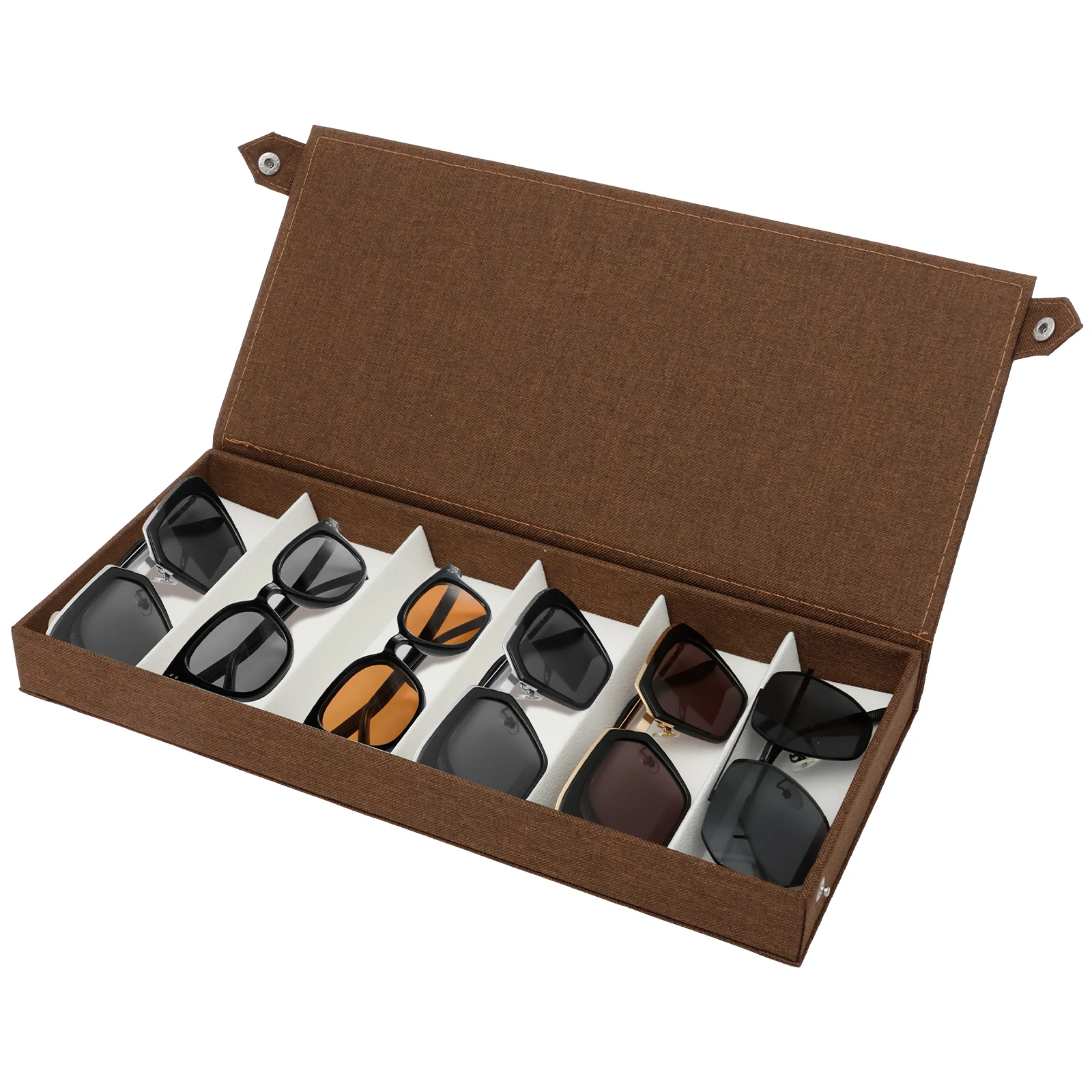 Jewelry Eyewear Watches & Accessories - Kotak Penyimpanan Kacamata 6 Slot Kotak