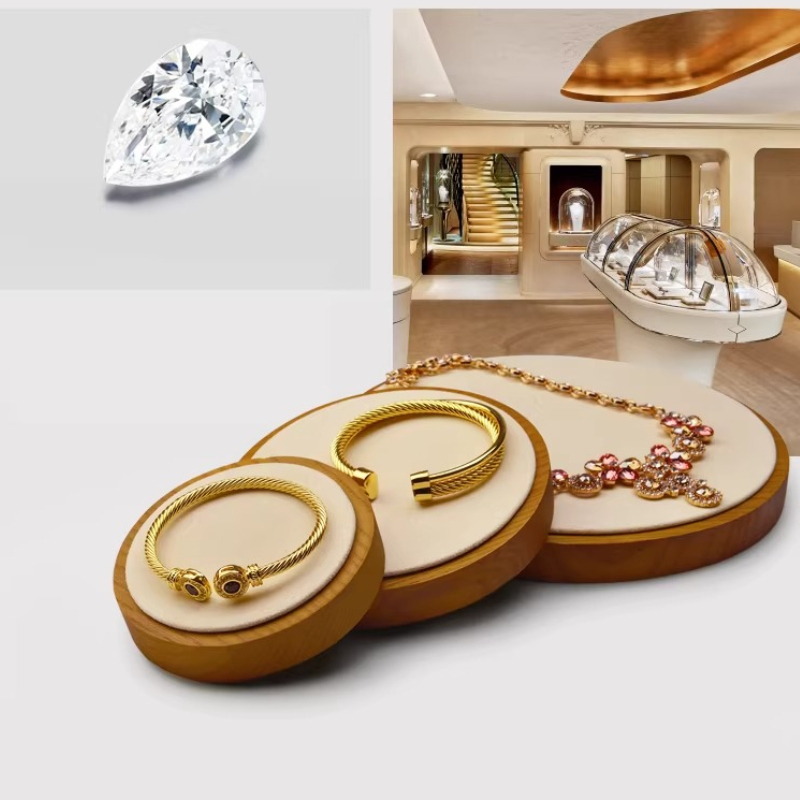 Jewelry Stores With Watches - Baki Pajangan Perhiasan Kayu Solid untuk