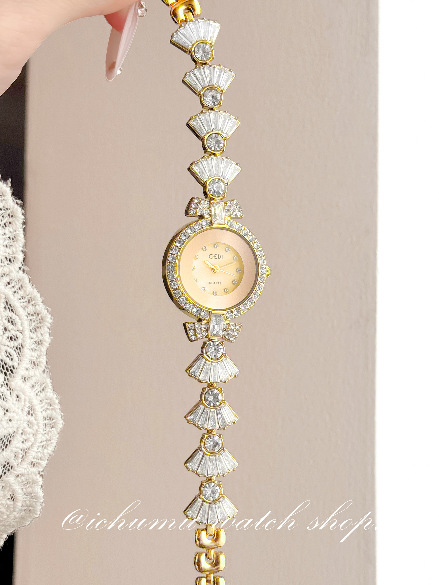 Leather Bracelet - Jam Tangan Wanita Mermaid Mewah Ringan