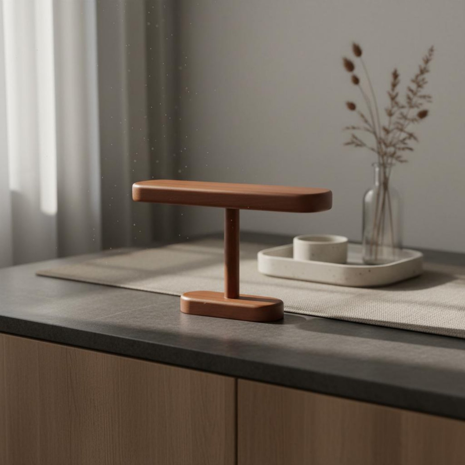 Jewelry Stand Watches - Tempat Jam Tangan Kayu Multi-Fungsi, Penyangga