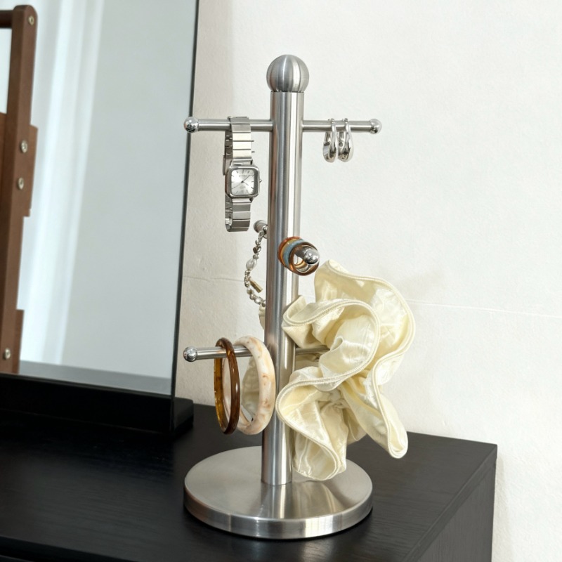 Jewelry Stores With Watches - Rak Perhiasan Stainless Steel untuk Meja