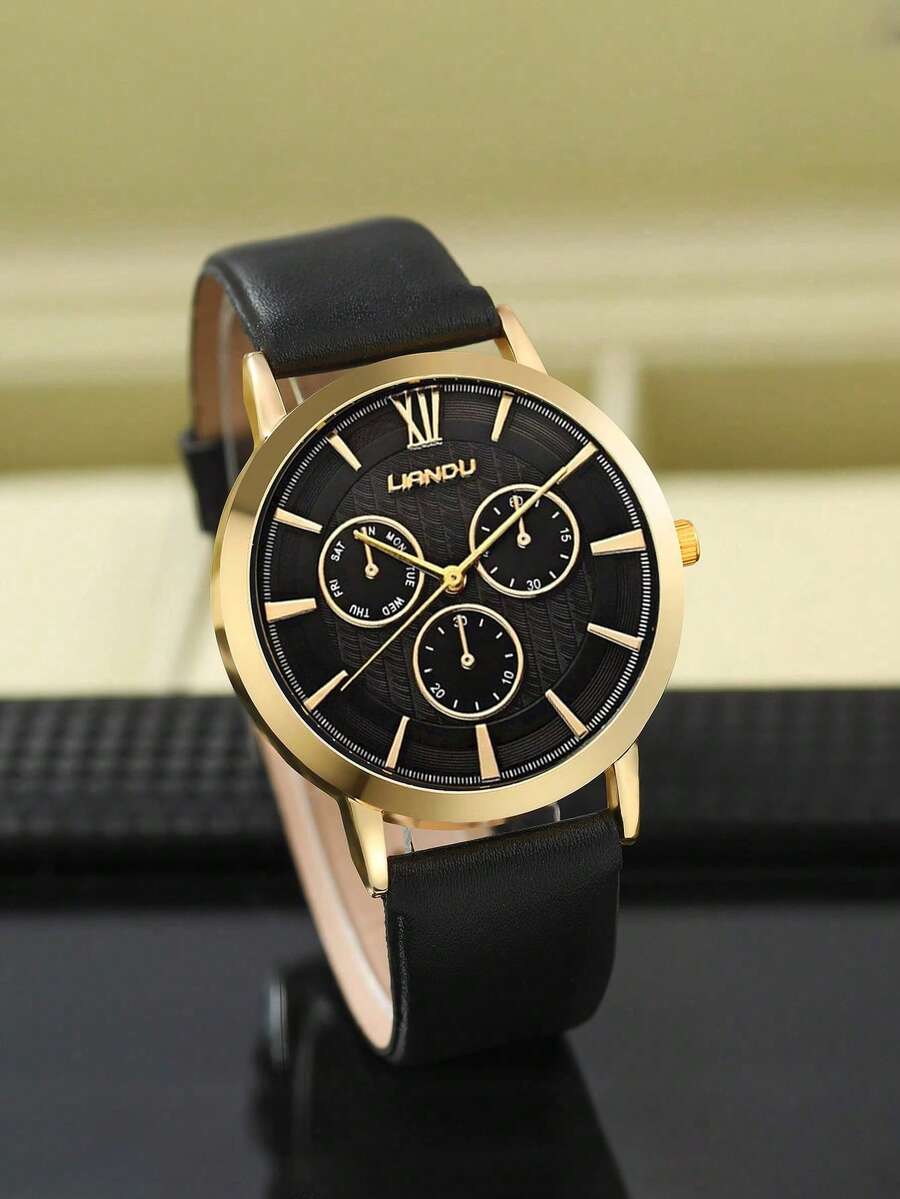 Leather Bracelet - LIANDU LIANDU 1 Set Jam Tangan