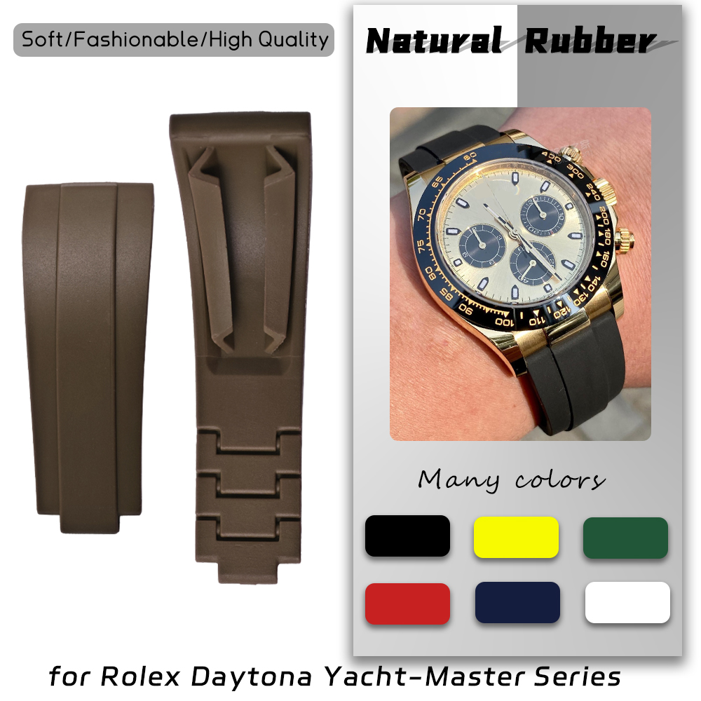 Rolex Watch Daytona - Tali Jam Tangan Karet Alam Berkualitas