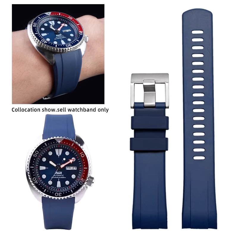 Seiko Watch Prospex - Tali Jam FKM untuk Seiko PROSPEX