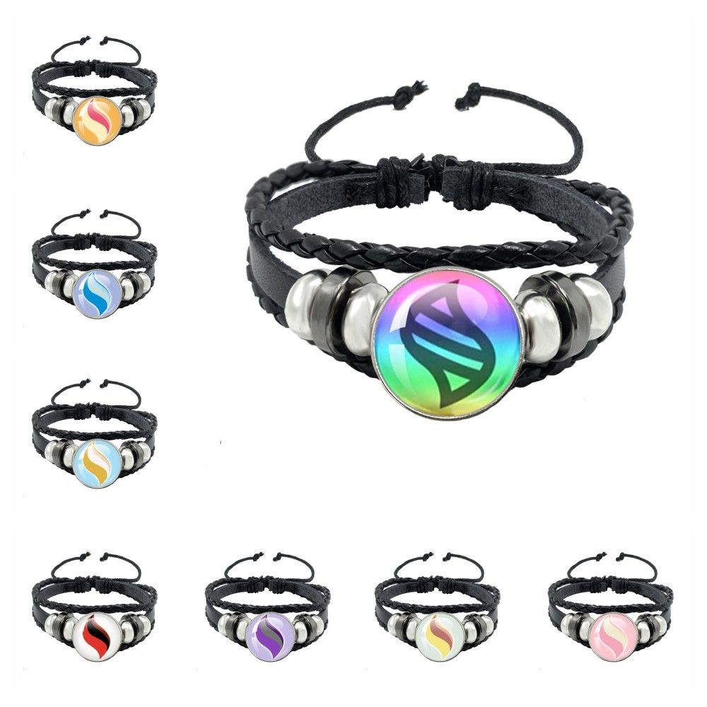 Leather Bracelet - Gelang Snap Kulit Hitam Pokémon yang