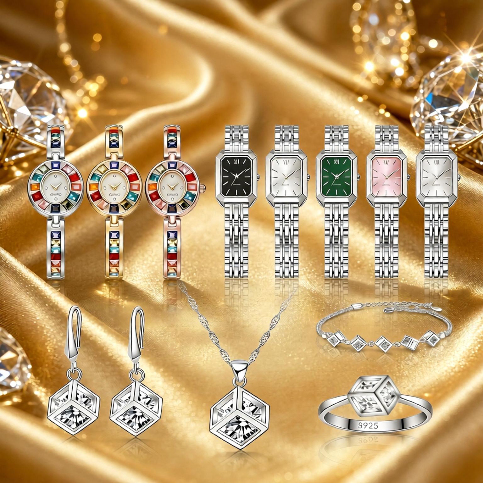 Set Perhiasan Kalung, Anting,  - Best Jewelry Watches For Women ulasan dan harga