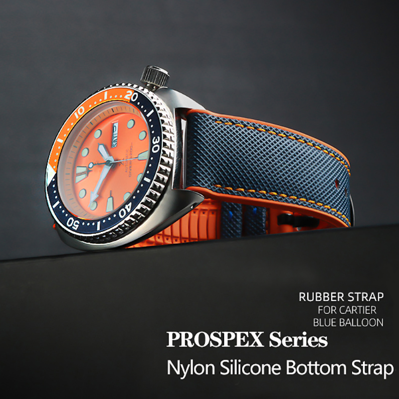 20Mm 22Mm Gelang Nilon Silikon - Seiko Watch Prospex ulasan dan harga
