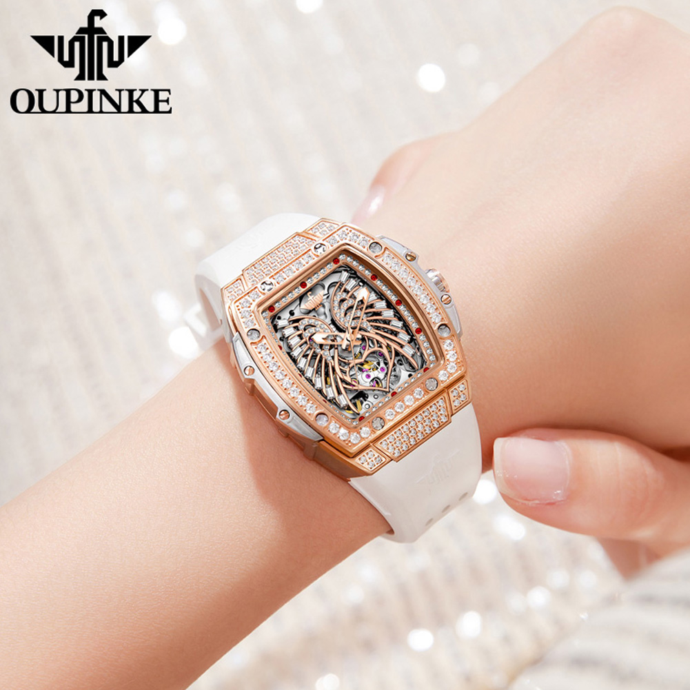 OUPINKE 3225 Set Kotak Jam Tan - Leather Bracelet ulasan dan harga