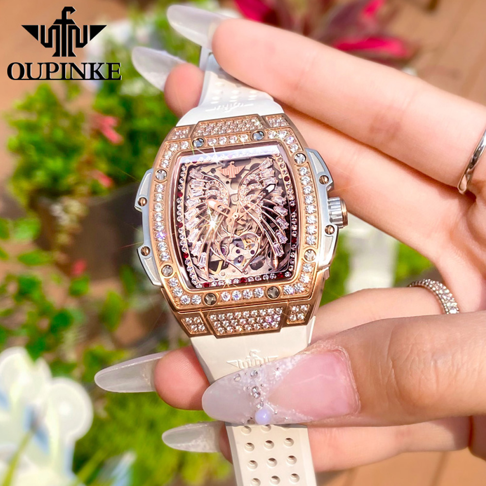 OUPINKE 3225 Set Kotak Jam Tan - Leather Bracelet ulasan dan harga