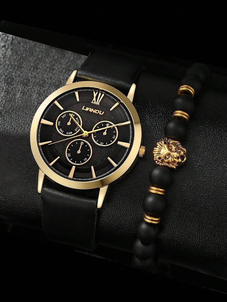 LIANDU LIANDU 1 Set Jam Tangan - Leather Bracelet ulasan dan harga