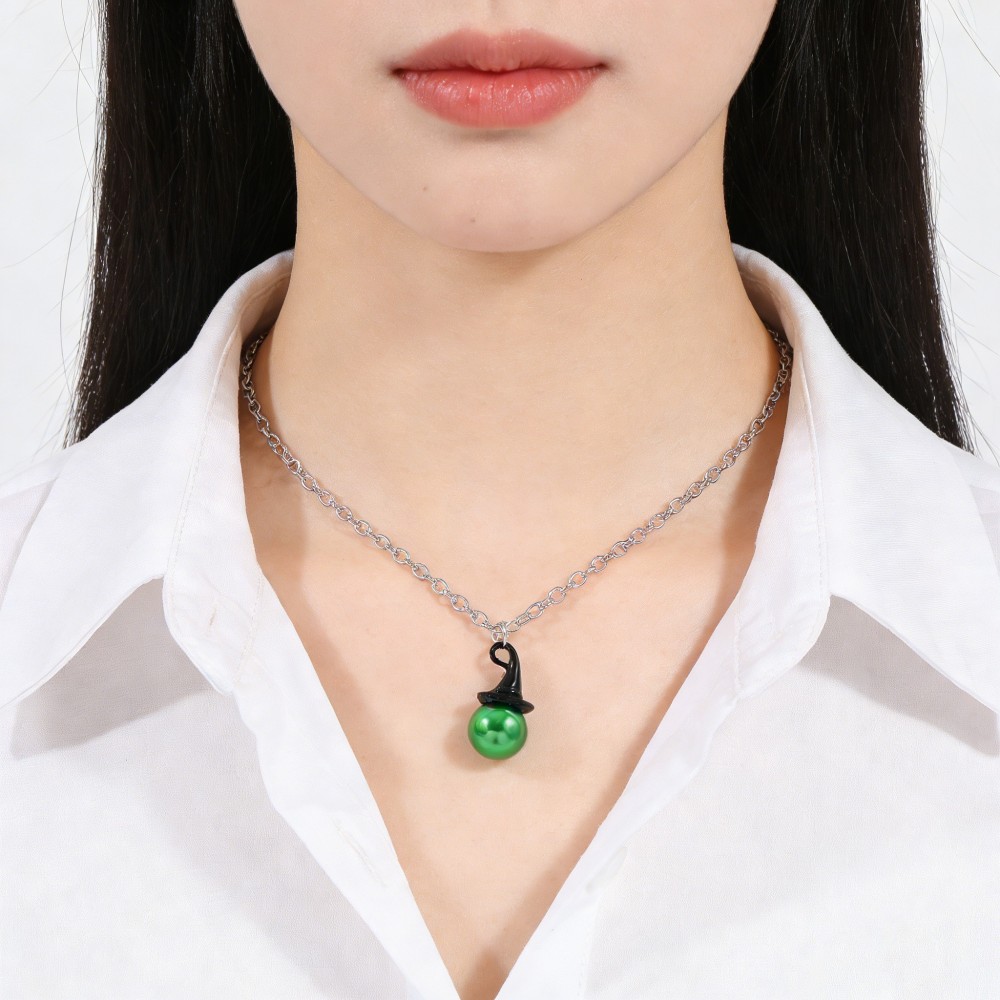 Topi Penyihir Terinspirasi Wic - Pearl Necklace ulasan dan harga