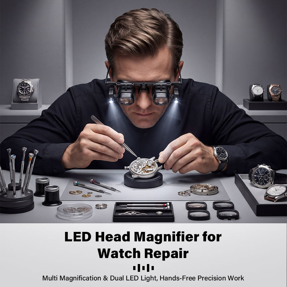Kaca Pembesar Kepala Portabel  - Jewelry Eyewear Watches & Accessories ulasan dan harga
