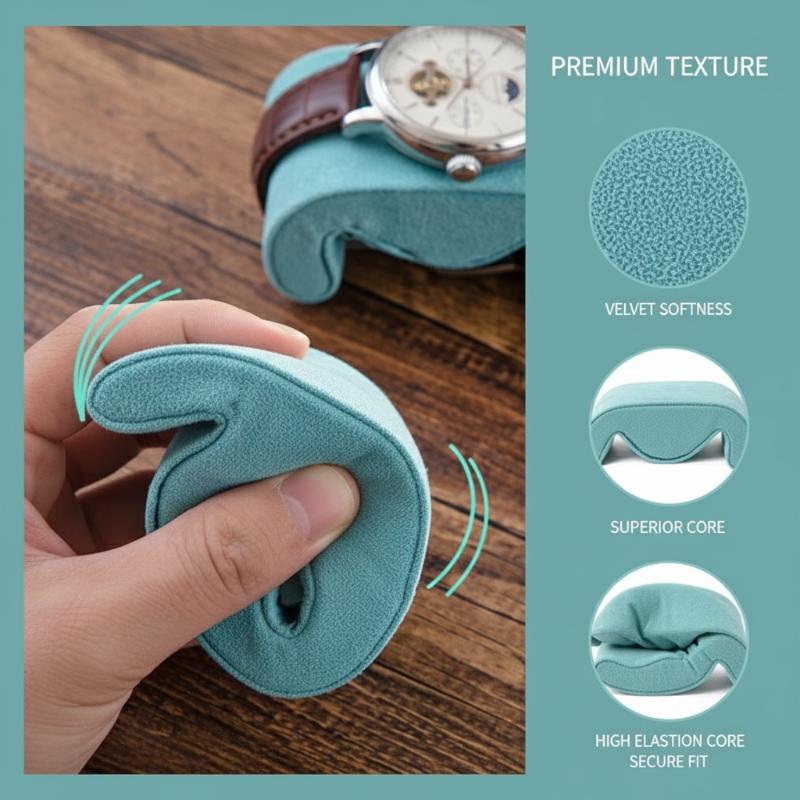 Bantal Jam Tangan Flanel Lembu - Jewelry Stand Watches ulasan dan harga