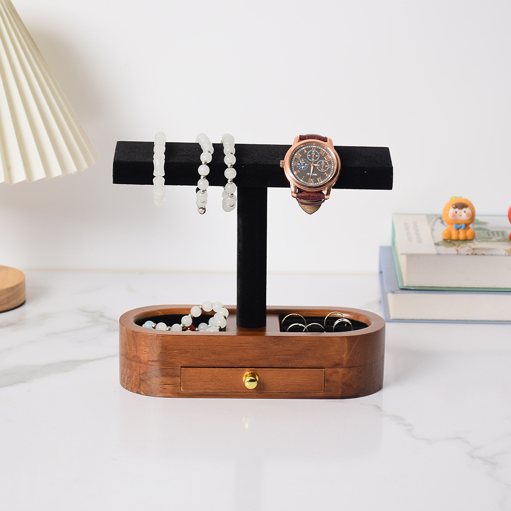 Rak Perhiasan Kayu Solid - Pen - Jewelry Stores With Watches ulasan dan harga