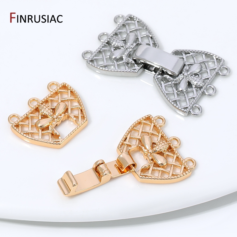 Konektor Kancing Mutiara 3 Bar - Pearl Necklace ulasan dan harga