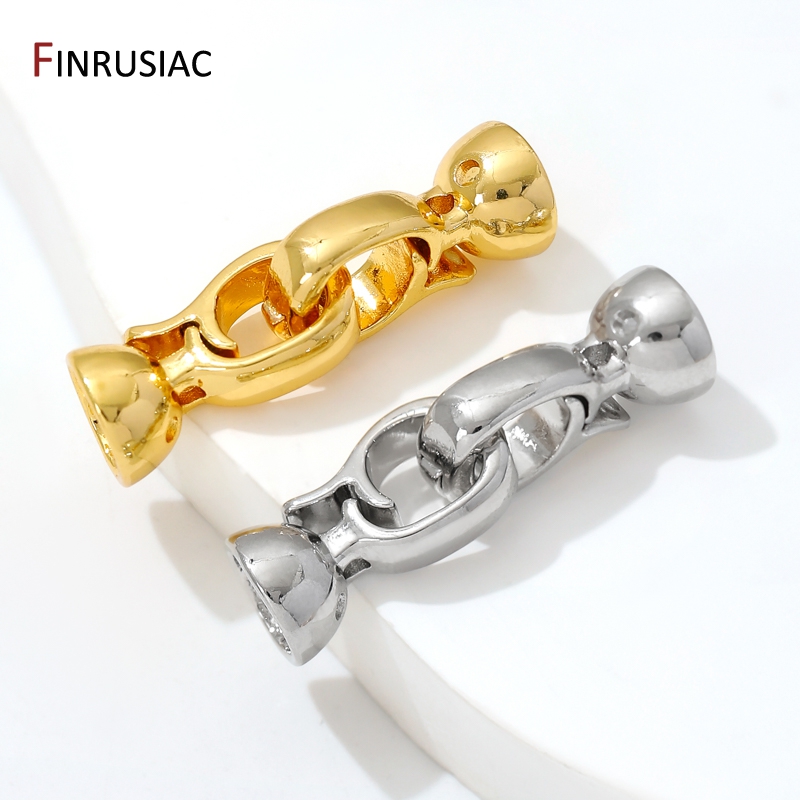 Kancing Pengunci Kuningan Berl - Pearl Necklace ulasan dan harga